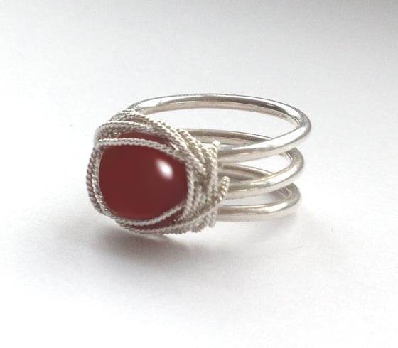 Image of Red Carnelian Ring