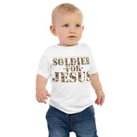 Image 4 of Soldier For Jesus Dark Baby Jersey Short Sleeve Tee