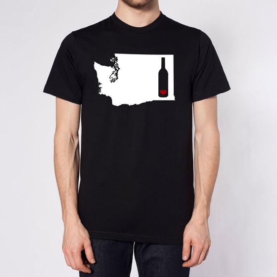 Image of Walla Walla Wine Lover Shirt (Black)