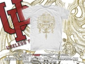 Image of T-Shirt "Octo-Pussy" White/Gold