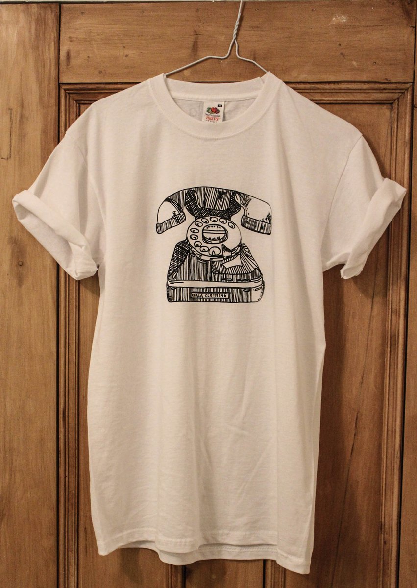 Telephone Tee (White) / Koala Clothing