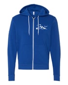 Image of Unisex Team Hoyt Royal Full Zip Hooded Sweatshirt CV3739/GD18600B