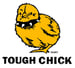 Image of Tough Chick Toddler White with TOUGH CHICK text