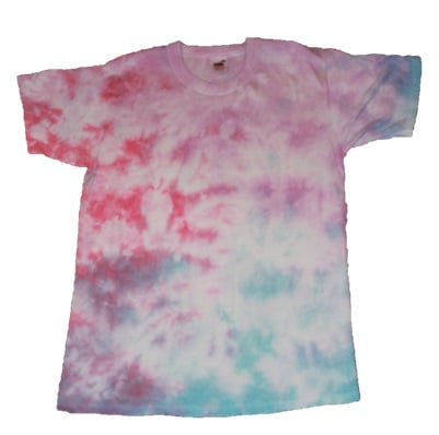 Image of Blue, Purple & Pink Messy Tie Dye