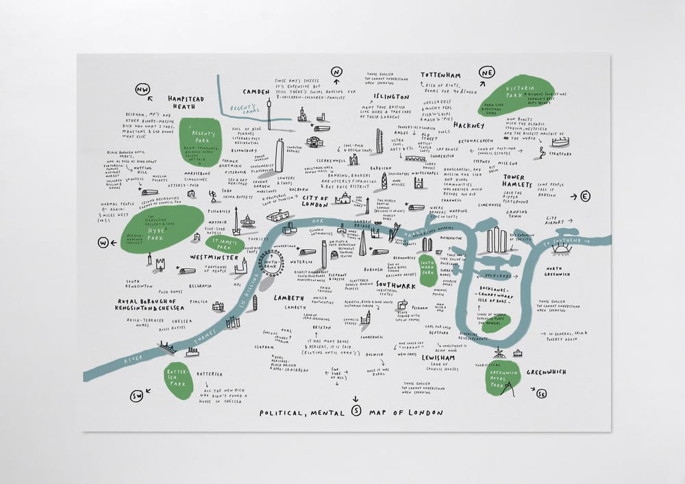 Image of Mental Map of London 2012