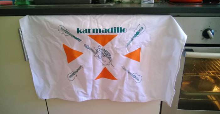 Image of Karmadillo Teatowel