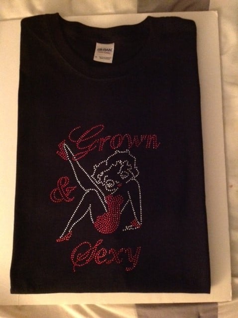 Image of Betty Boop Tee - Grown and Sexy - Red