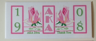 Image of Alpha Kappa Alpha (AKA) Greeting Cards