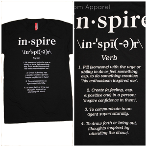 Image of Inspire. (Black)