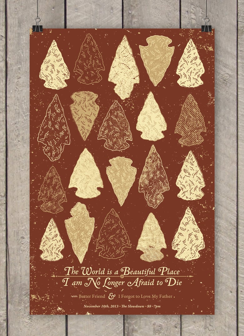 Image of TWIABP 'Arrowhead' Gig Poster