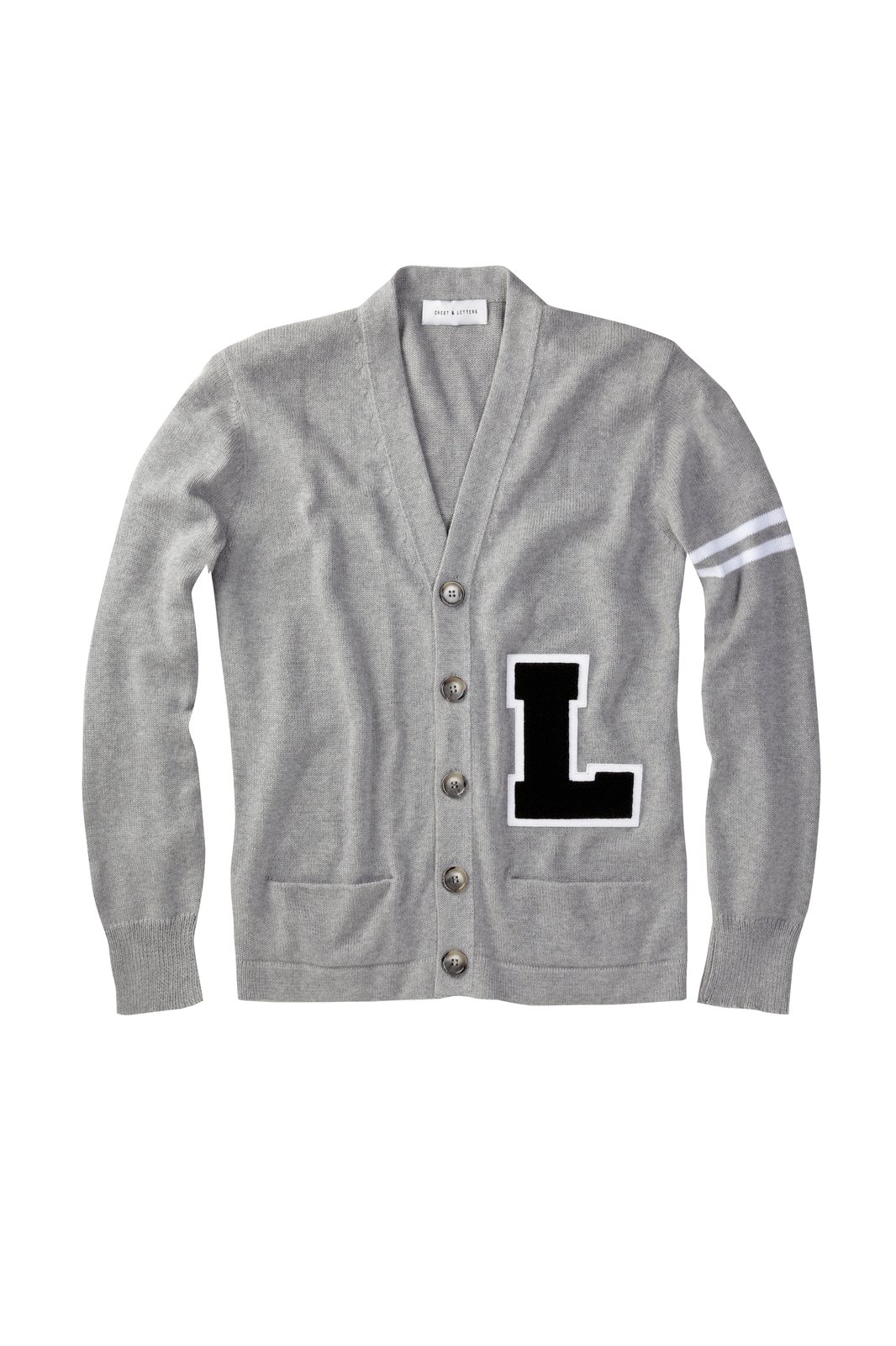 Letter cardigan on sale