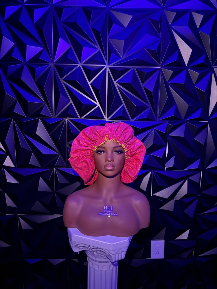 Image of African Print Bonnet — No. 02