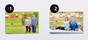 Image of "Ornaments" Custom Christmas Card