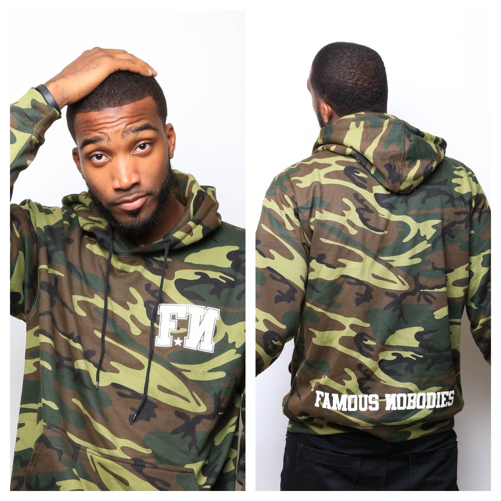 Green discount camo hoodie