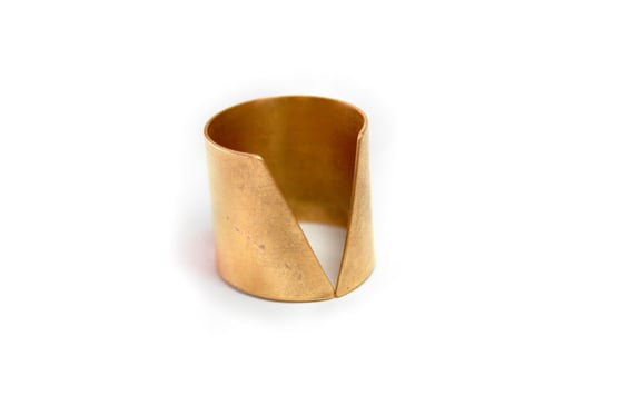 Image of Trench Ring Gold