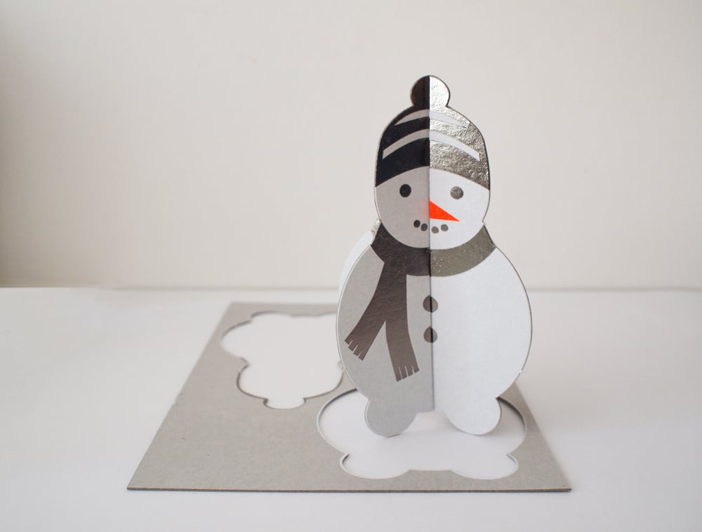 Image of 2 x PopOut Snowman