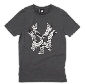 Image of 'WY' FLORAL T-Shirt - Grey
