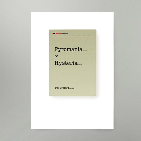 Image of Pyromania and Hysteria Art Print