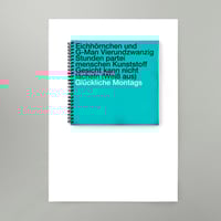 Image 1 of Squirrel and G-Man Twenty Four Hour Party People Plastic Face Carnt Smile (White Out) Art Print