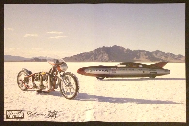 Image of Double Vision & Gyronaut X1 - Bonneville Poster