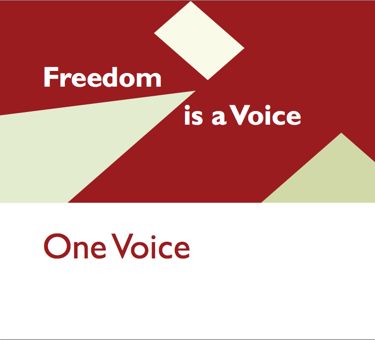 Image of One Voice - Freedom is a Voice