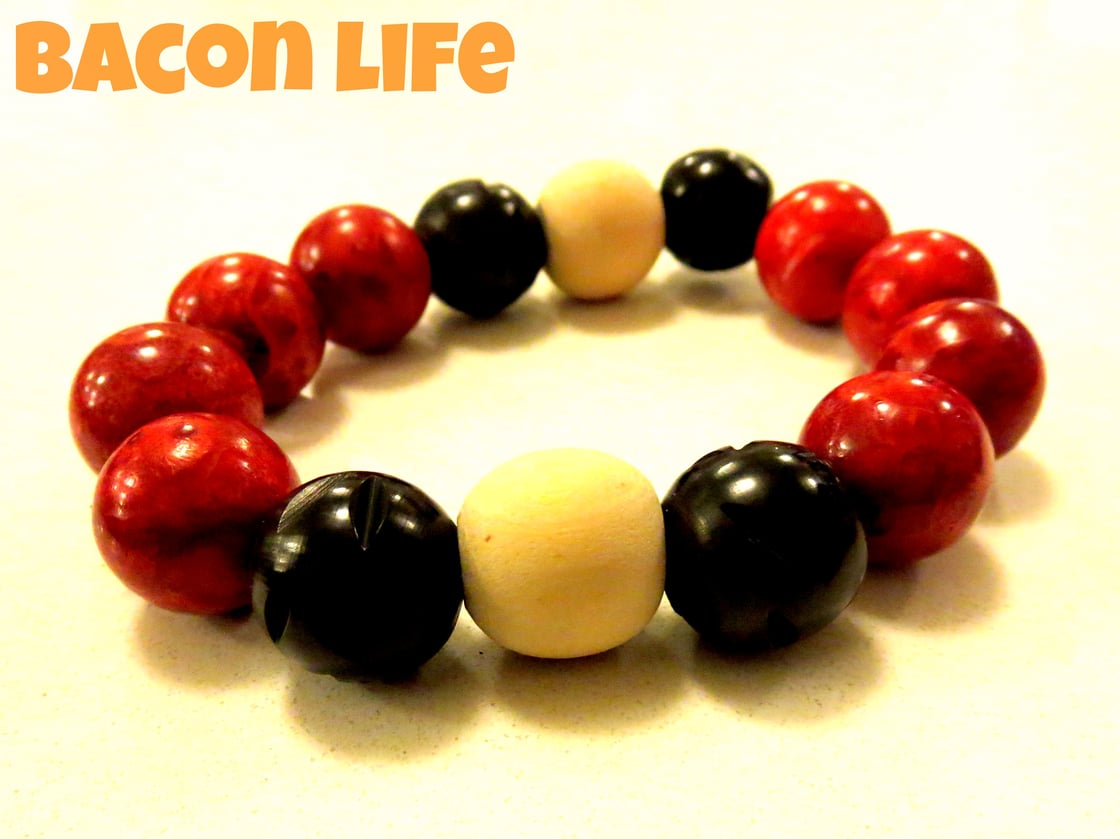 Image of Bacon Life "Bacon and Bones" Bracelet