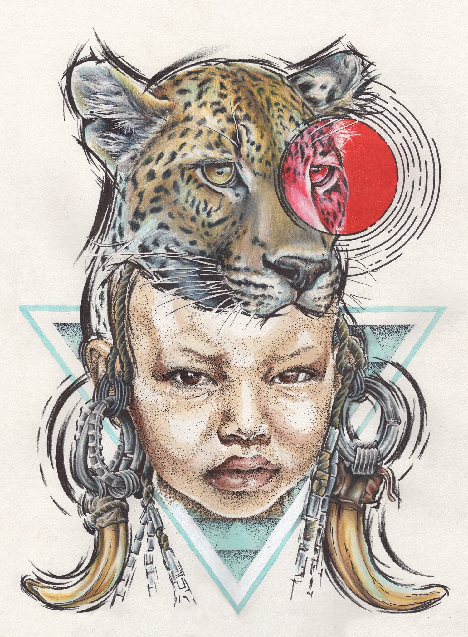 Image of "Hunted" (Collaboration piece with artist Ryan Smith) **only 4 left