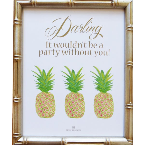 Image of Pineapple Party Art Print