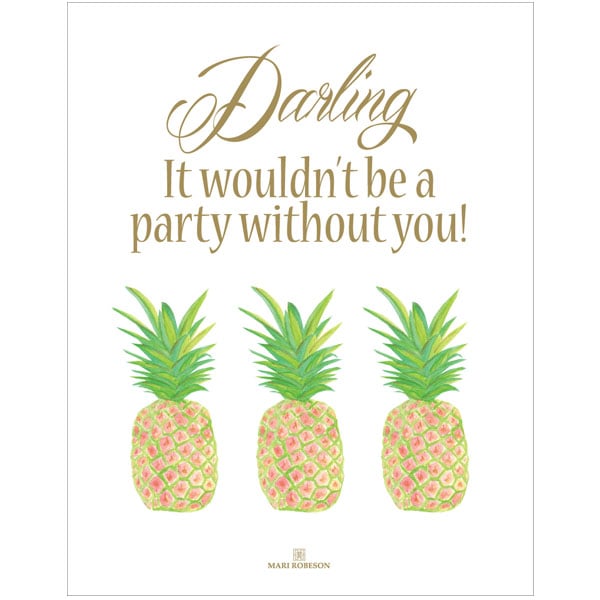 Image of Pineapple Party Art Print