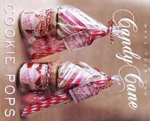 Image of Candy Cane Cookie Pops