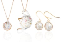 Image 4 of gold lattice teapot necklace