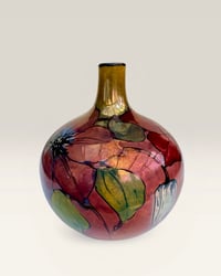 Image 3 of "Clematis” reduction lustre vase