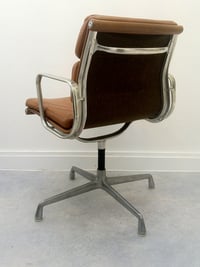 Image 4 of Pair of Eames Soft Pad Chairs