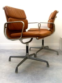 Image 1 of Pair of Eames Soft Pad Chairs