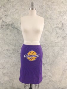 Image of LA Lakers inspired T-skirt by Alexandra