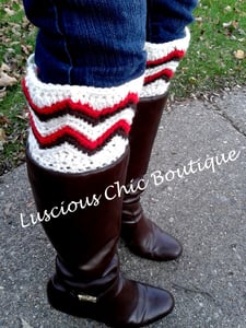 Image of "Chasing Chevrons" Boot Cuffs