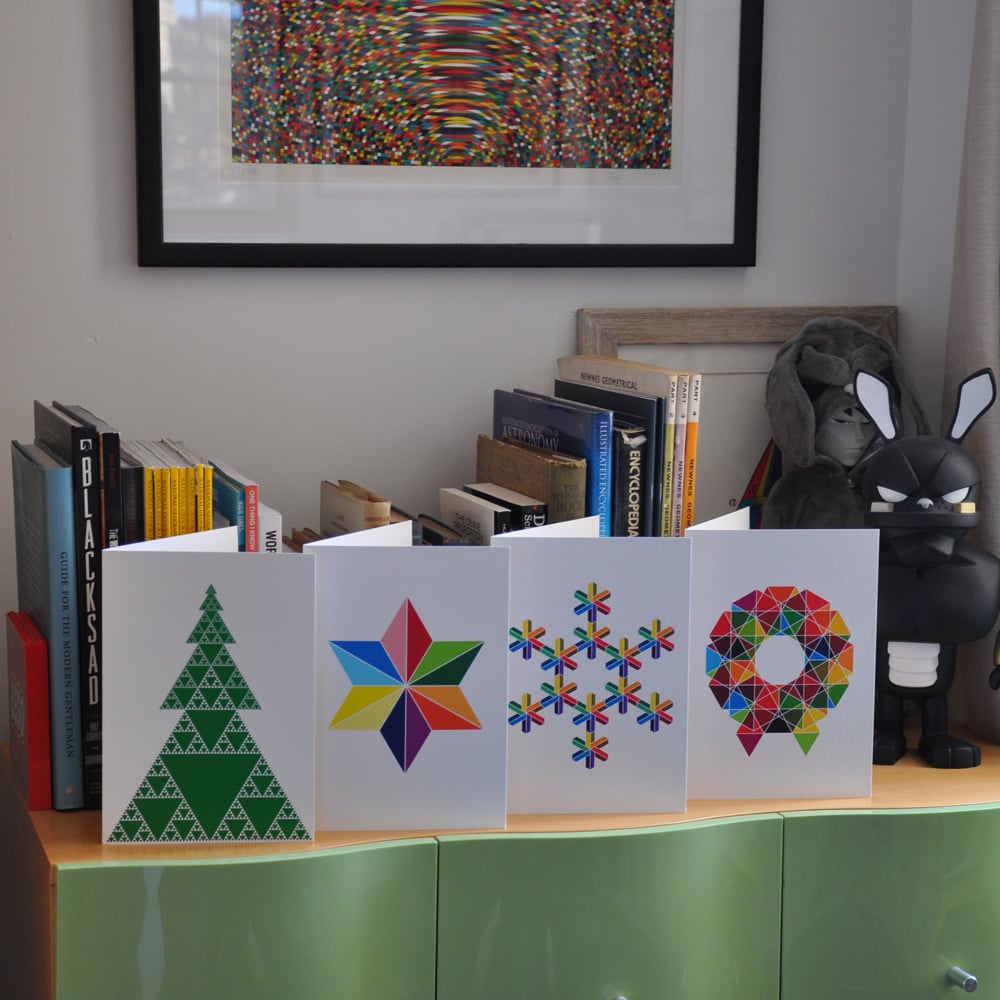 Image of Geometric Christmas Cards