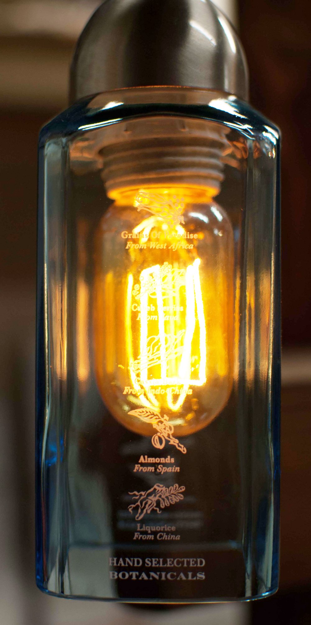 Image of Bombay Sapphire Hanging Pendant Light