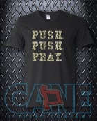 Image of push Push Pray V-neck Adult 3X-Large
