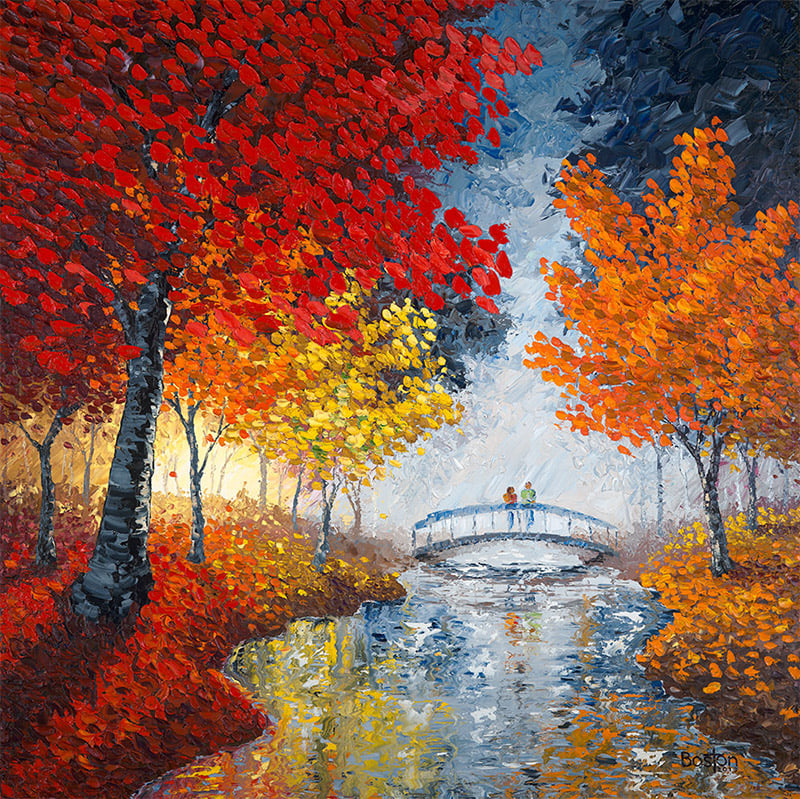 Image of A Moment to Share oil painting