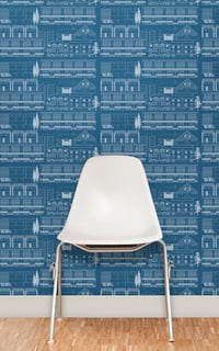 Image 1 of Do You Live in a Town? Wallpaper - Blueprint