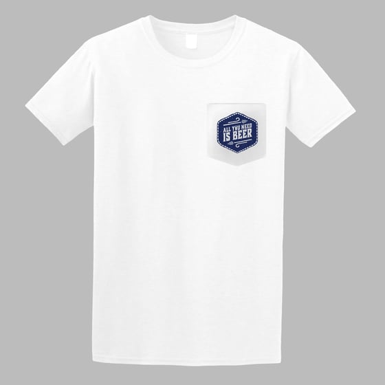 Image of All You Need Is Beer T-Shirt - White