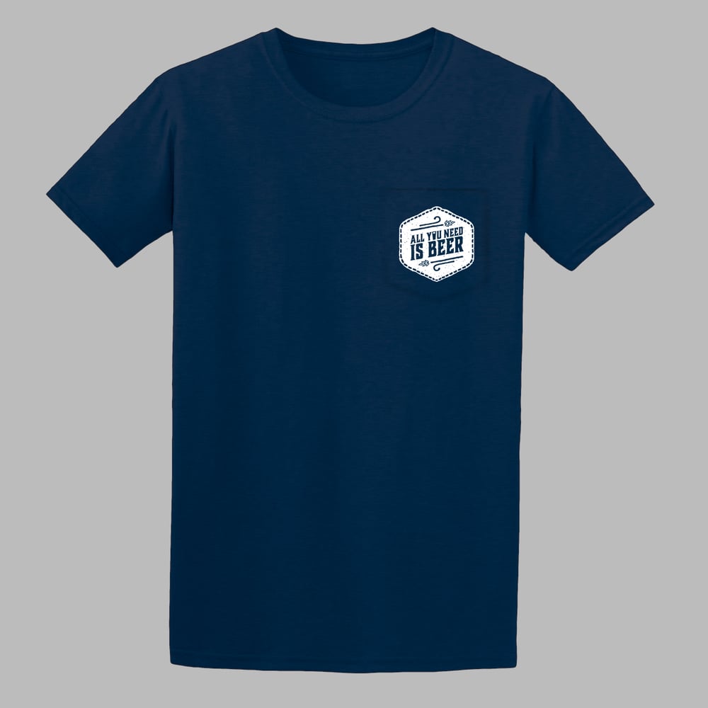 Image of All You Need Is Beer T-Shirt - Navy