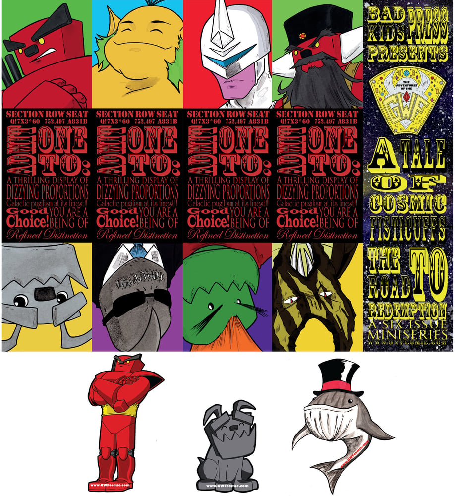 Image of GWF Bookmarks or Sticker Packs