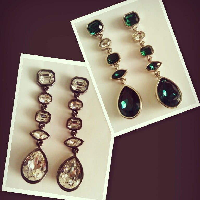 Image of Swarovski Glam Earrings