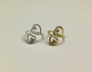 Image of LoveMe Double Heart Ring