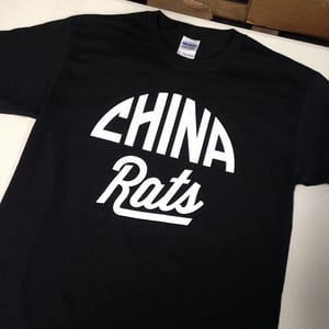 Image of Black China Rats Logo T-Shirt