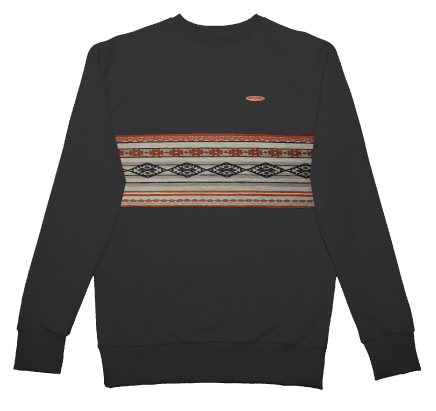 Image of CREWNECK RAGLAN / #AZTEC