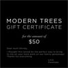 Gift Certificate $30-$125