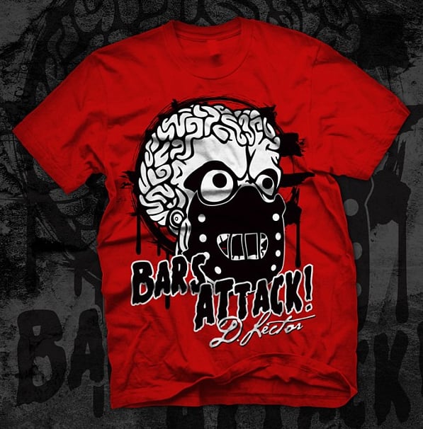 Image of Official "Bars Attack!" T-Shirt (LIMITED LEFT)